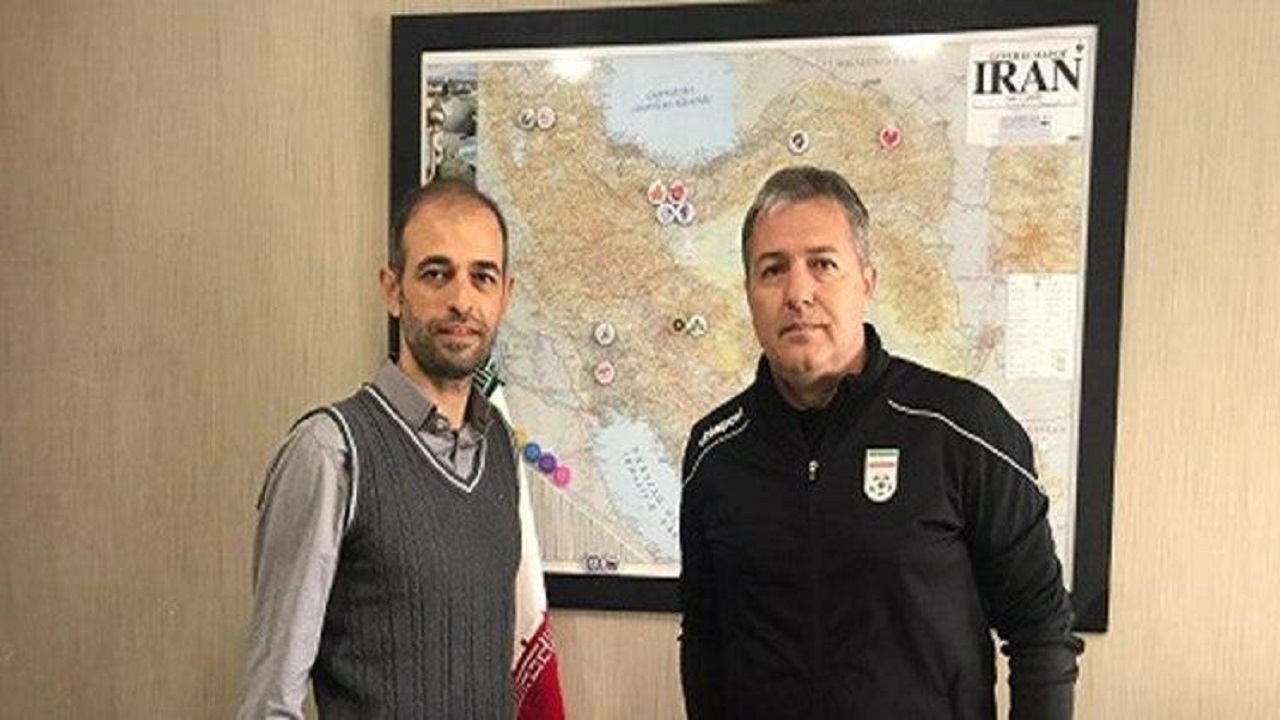 نشست سرمربی تیم ملی فوتبال ایران با نویدکیا