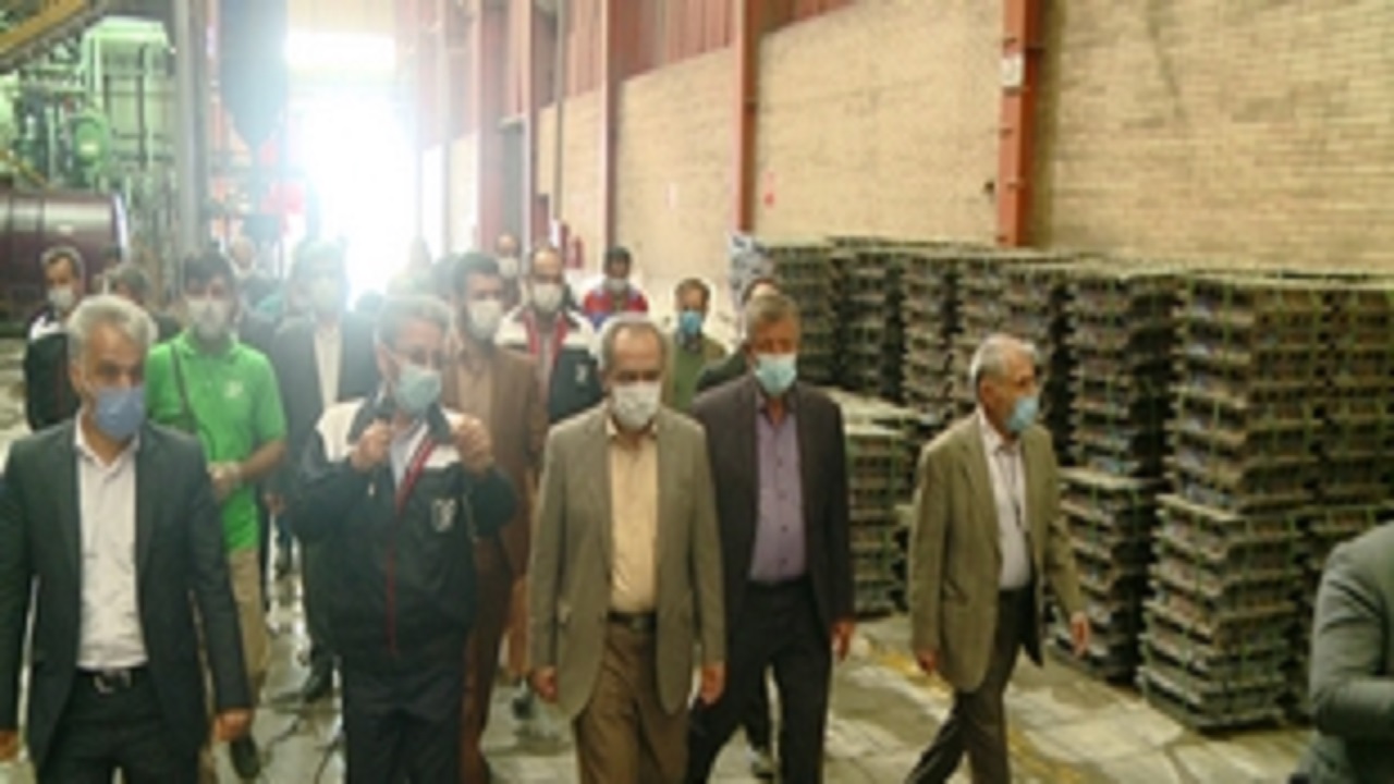 فاز اول کارخانه تولید نورد لوله در نیزار افتتاح شد