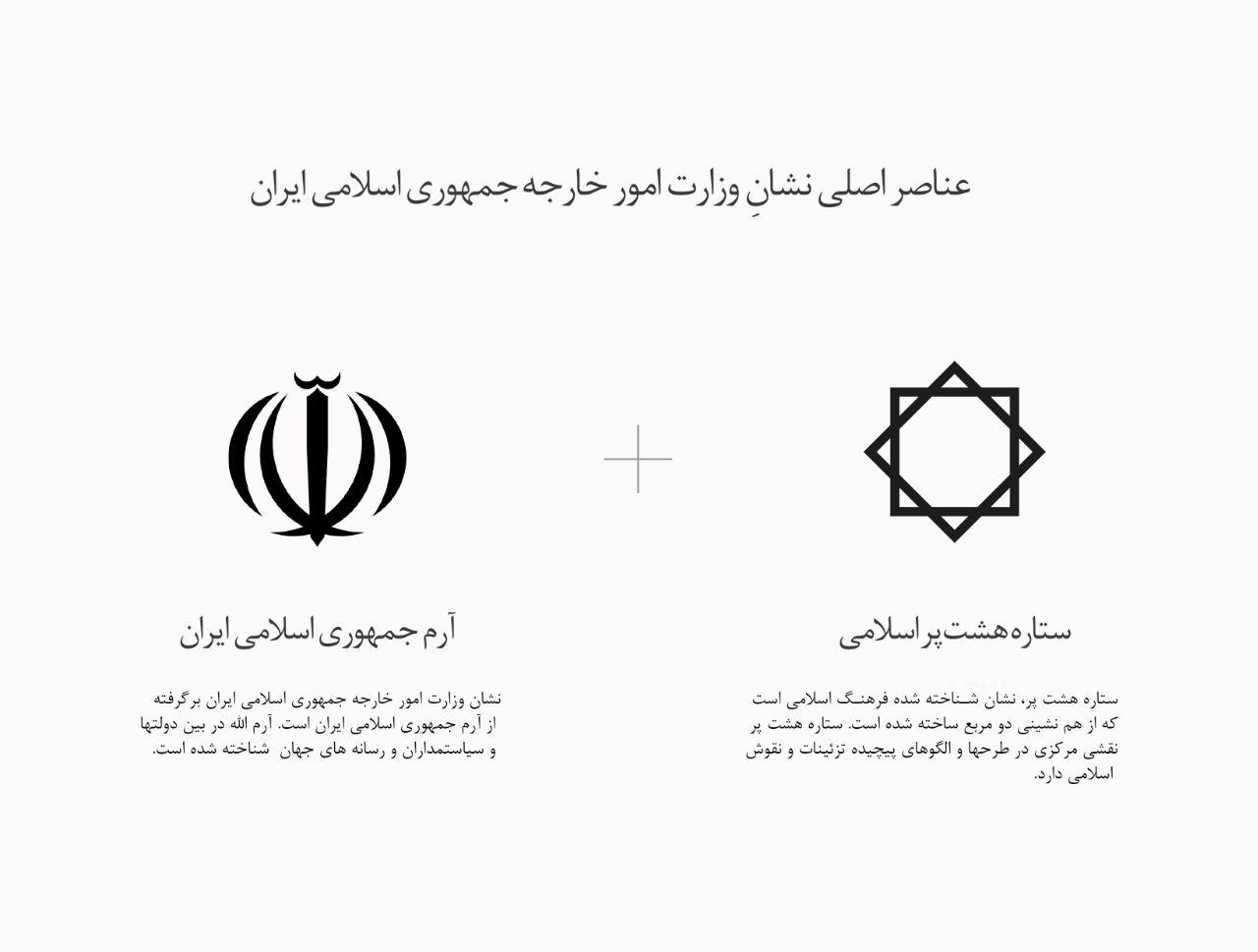 رونمایی از نشان و پرچم وزارت امور خارجه در آستانه دویستمین سال تاسیس
