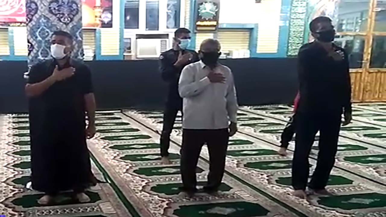 مراسم عزاداری حضرت رقیه(س) در روستای کنارترش + فیلم