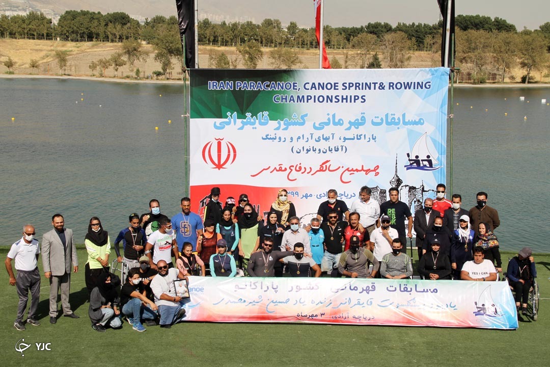قایقران کرمانی بر سکوی سوم مسابقات پاراکانو قهرمانی کشور