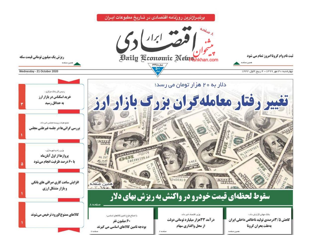 سقوط لحظه&zwnj;ای قیمت خودرو در واکنش به ریزش بهای دلار/آسیب های تولید از قیمت&zwnj;گذاری دستوری/ تب و لرز بورس