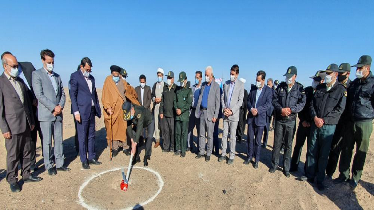 کلنگ احداث مرکز آموزش چهار گردانه در بافق به زمین زده شد