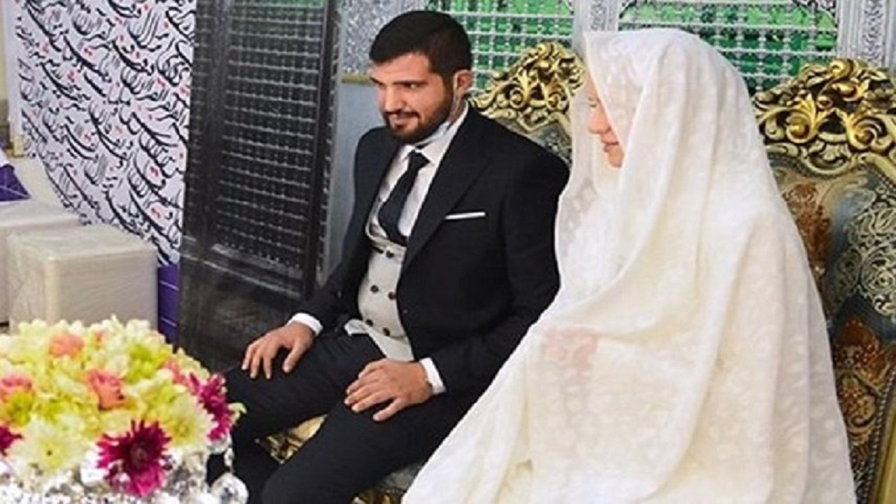 ازدواج داماد لبنانی و عروس اوکراینی تازه مسلمان در حرم شاه عبدالعظیم ازدواج داماد لبنانی و عروس اوکراینی تازه مسلمان در حرم شاه عبدالعظیم