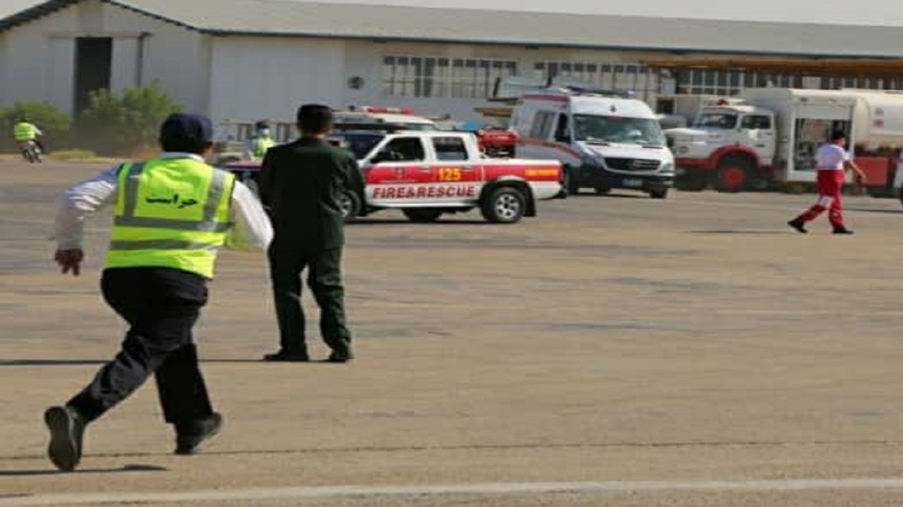 مانور شرایط اضطراری فرودگاه بندر ماهشهر برگزار شد