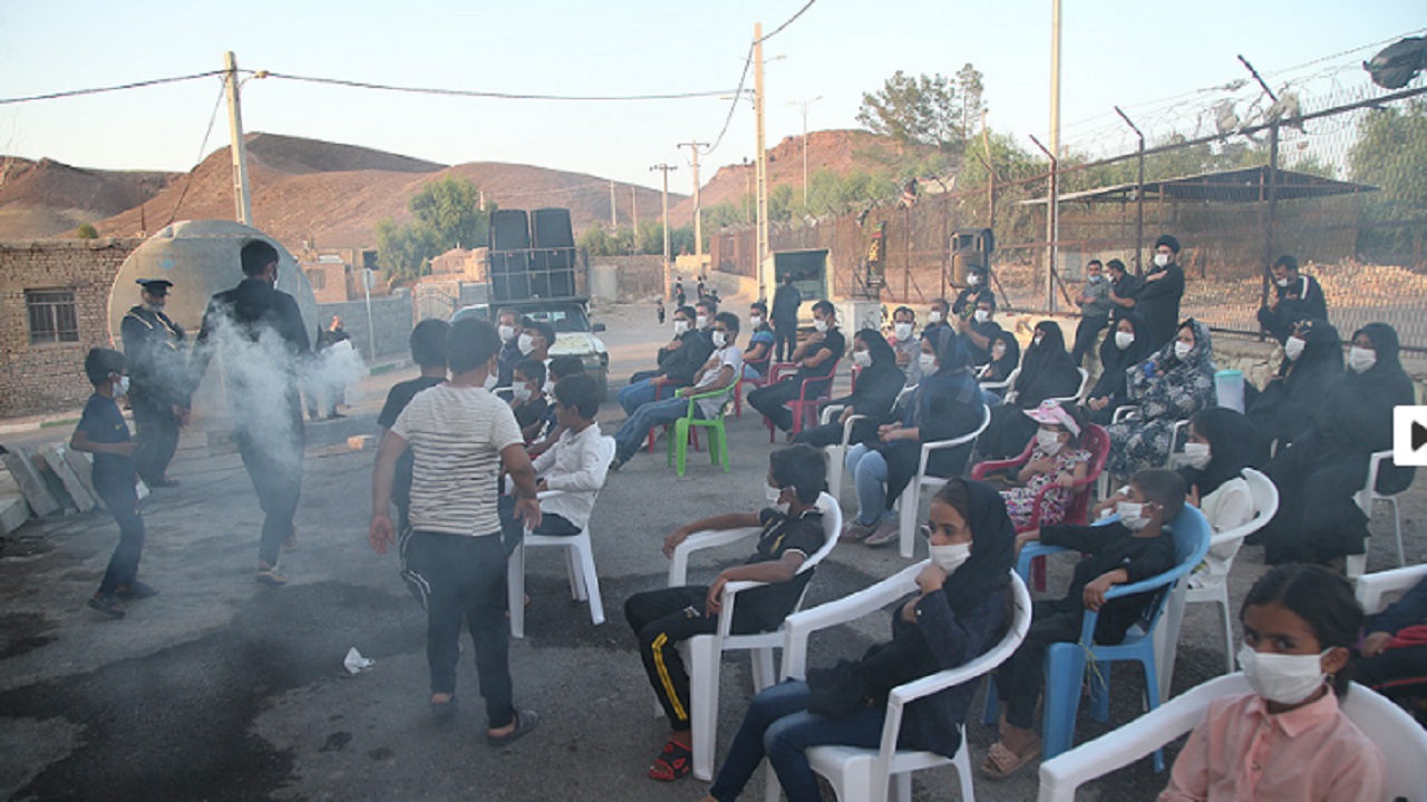روضه شهادت امام حسن (ع) در روستای چشمه شور برپا شد