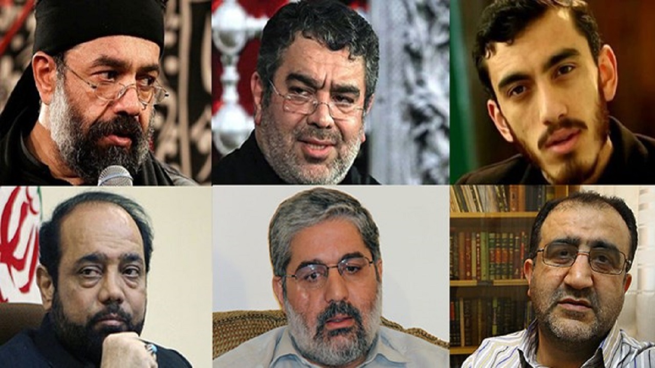 مداحانی که داغ شهید روی دلشان سنگینی می‌کند + تصاویر