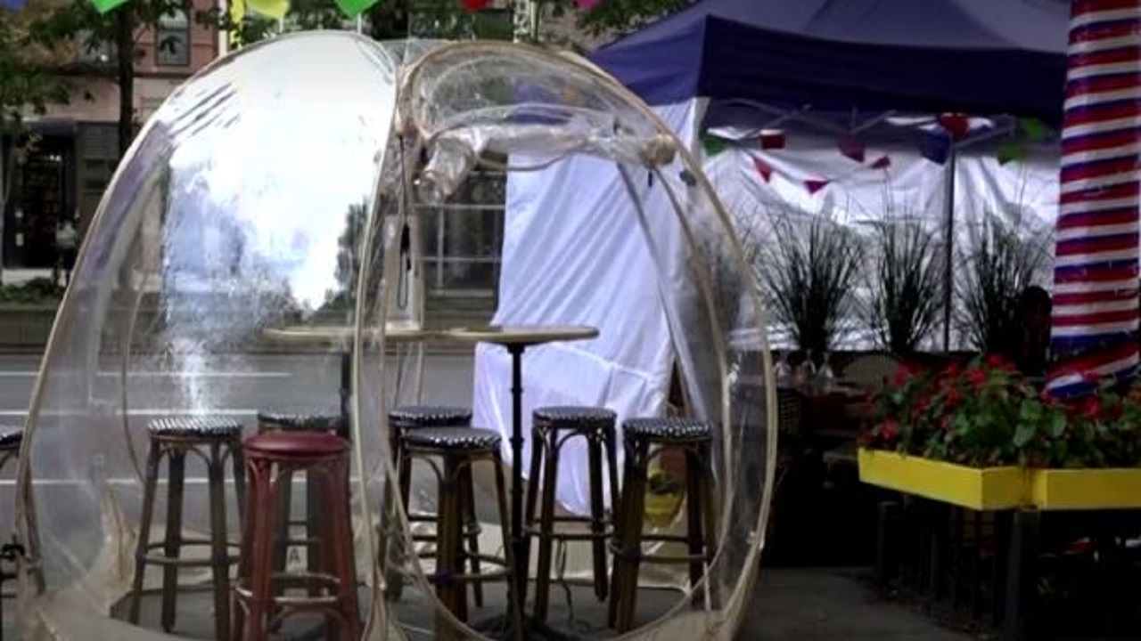 ابتکار رستوران نیویورکی برای روزهای کرونایی+ تصاویر