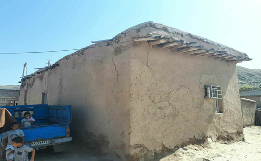 خسارت وارده به منازل مسکونی مراوه تپه