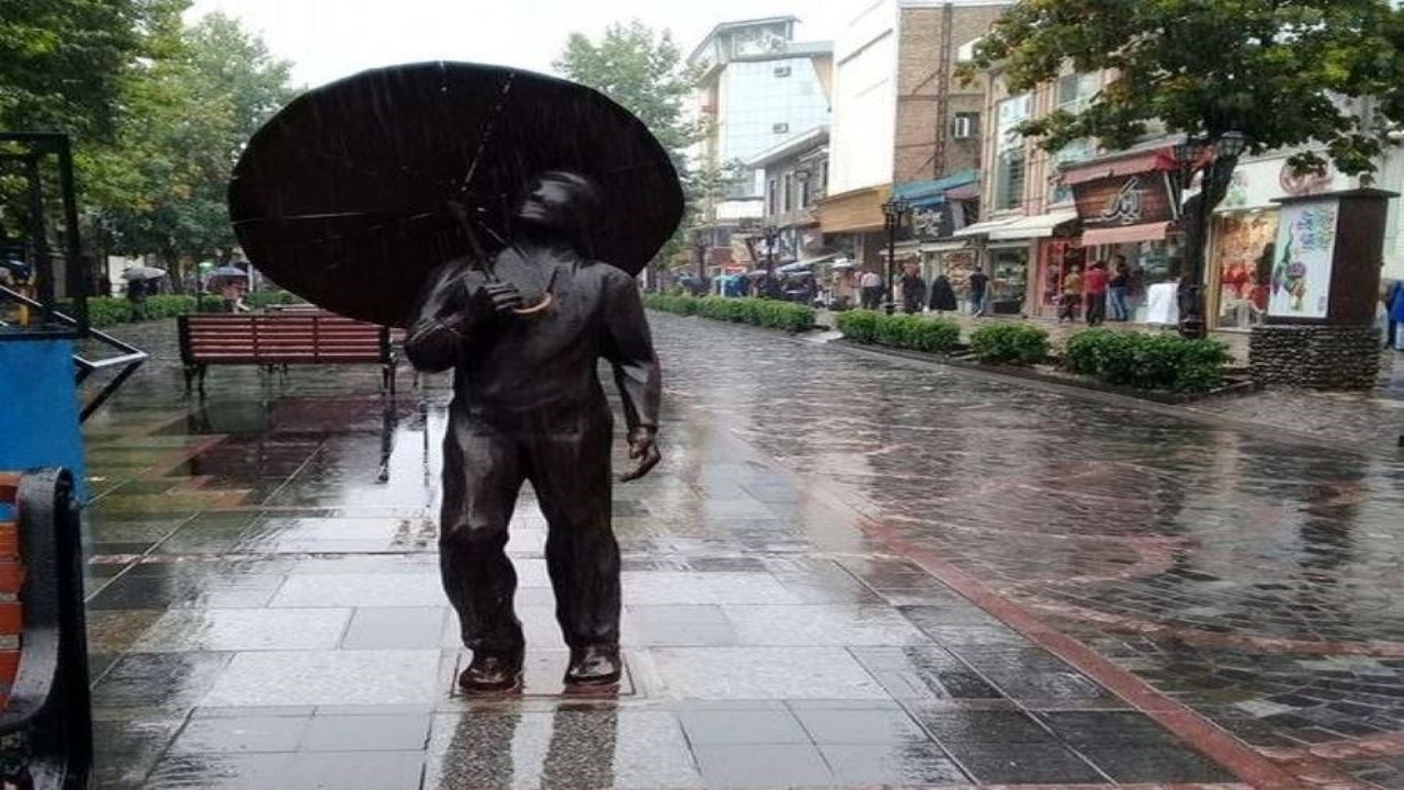 پیش بینی بارش باران در بعضی مناطق گیلان