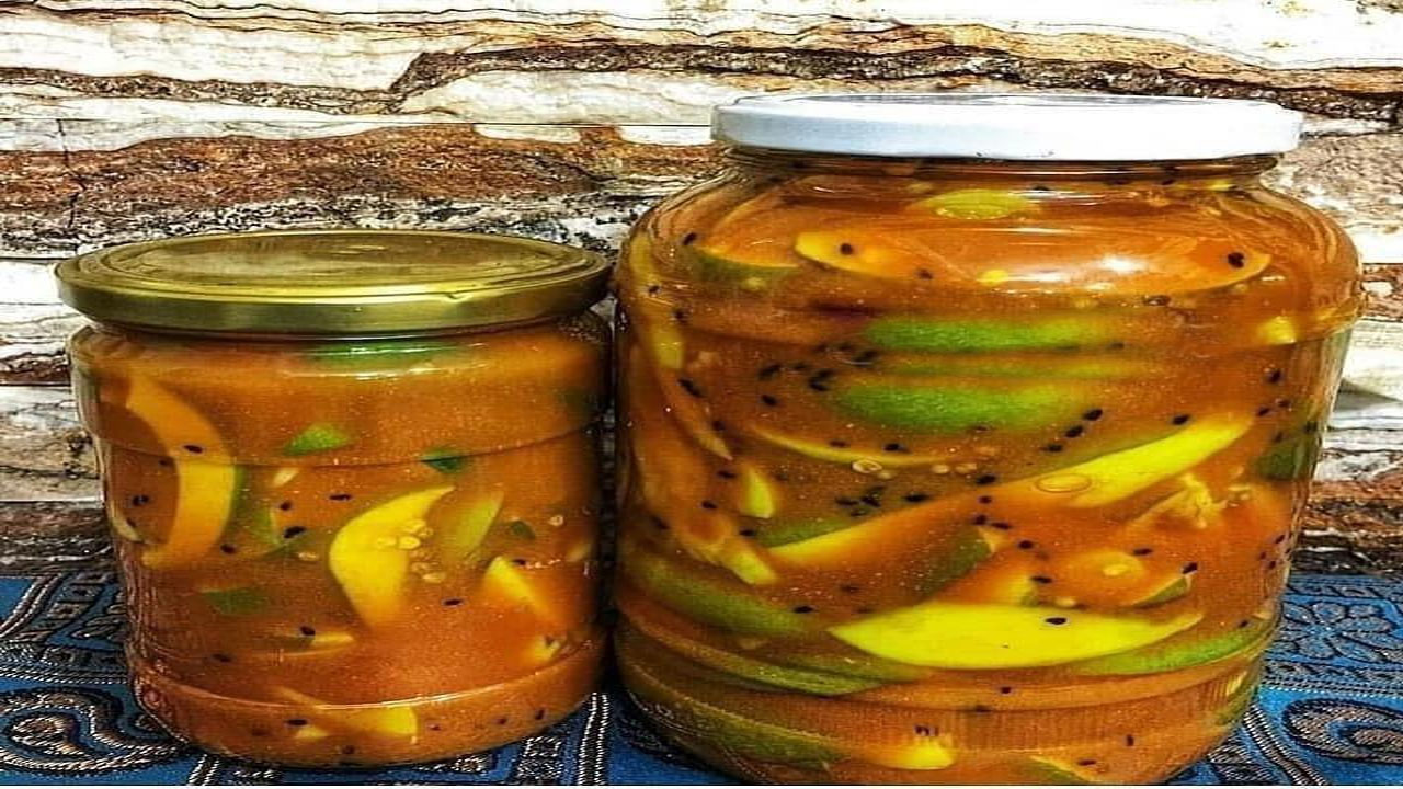 ترشی انبه متفاوت + طرز تهیه