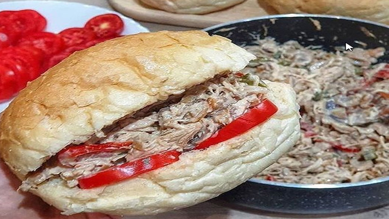 ساندویچ دونر مرغ + طرز تهیه