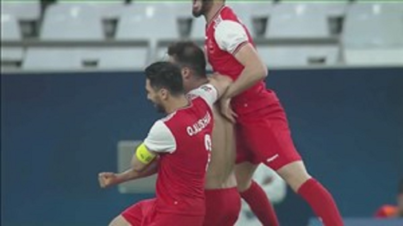 گل اول پرسپولیس به السد مورخ ۶ مهر ۹۹ + فیلم