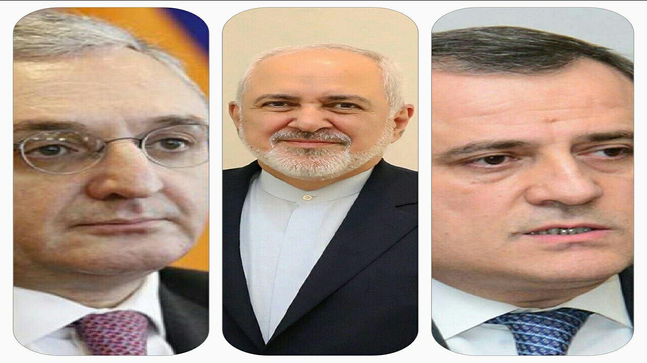 گفت‌وگوی تلفنی ظریف با وزرای خارجه آذربایجان و ارمنستان/ دعوت طرفین به خویشتنداری از سوی ایران