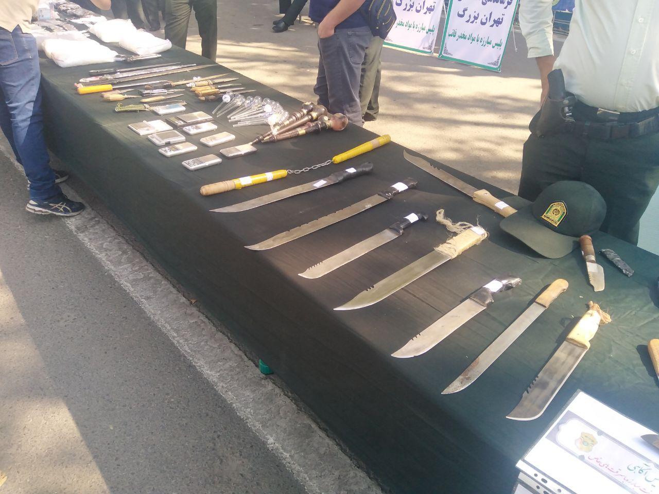 دستگیری ۳۸۹ نفر از اراذل و اوباش تهران در شبانه روز گذشته
