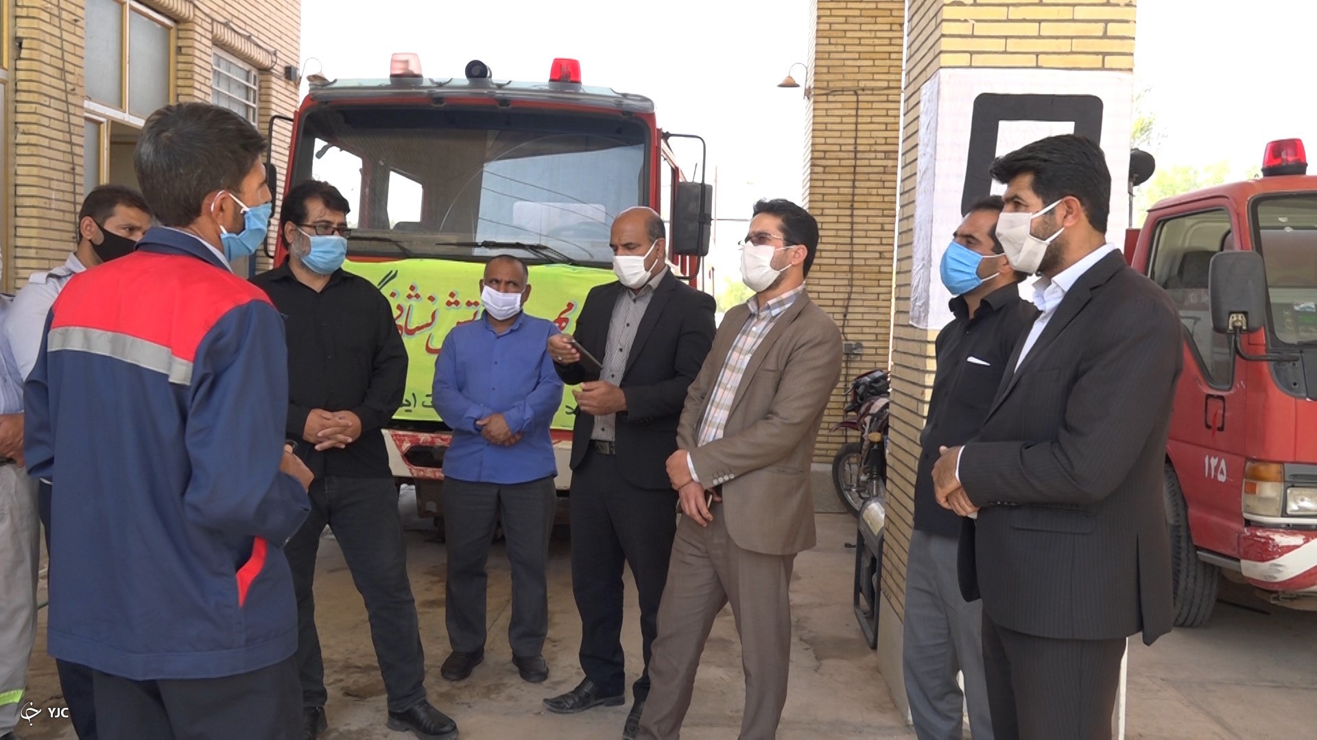 یک روز با آتش نشانان فهرجی