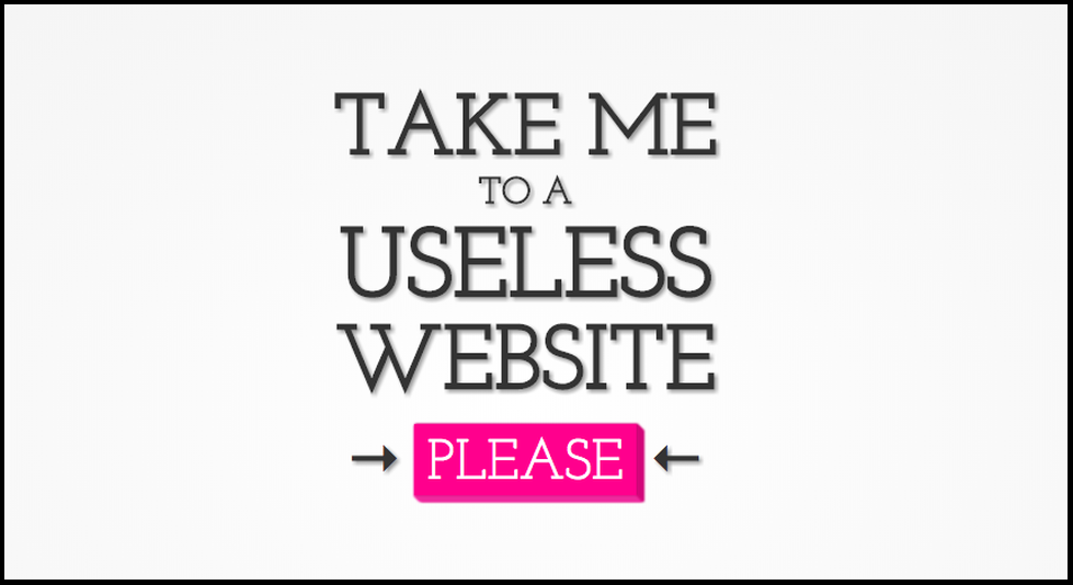 ۱۰ . پیدا کردن بی&zwnj;فایده&zwnj;ترین وب&zwnj;سایت&zwnj;ها با The Useless Web