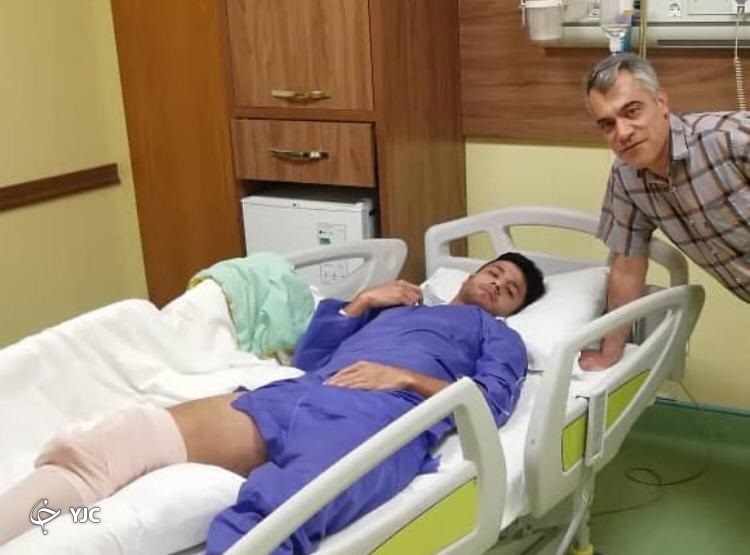 پای محبی زیر تیغ جراحان