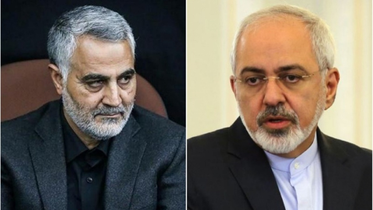 ظریف بر تداوم پیگیری پرونده ترور شهید حاج قاسم سلیمانی تاکید کرد