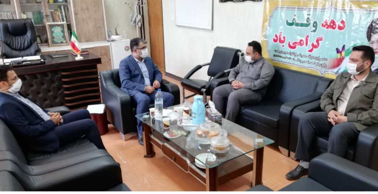 مدیران اوقاف وامور خیریه ماهشهر با فرماندار شهرستان دیدار کردند