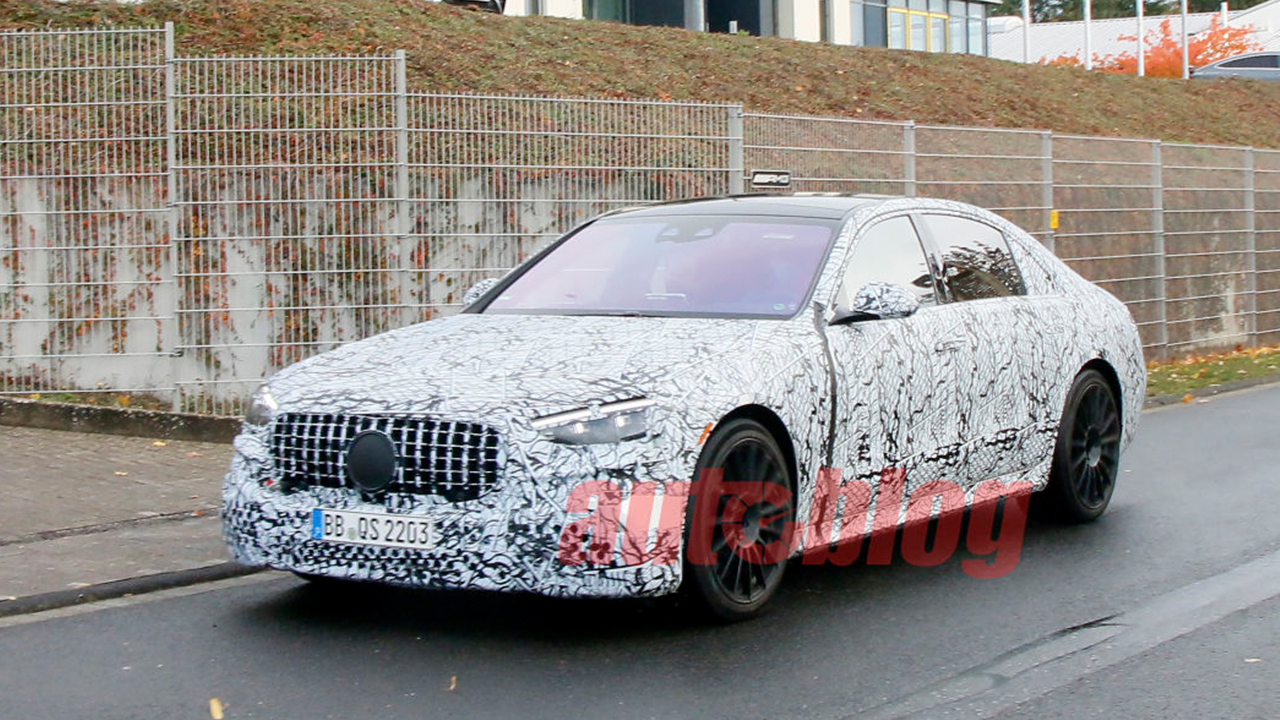 عکس های جاسوسی مرسدس AMG S63e فاش شد