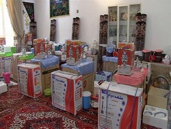 اهدای جهیزیه به خاواده&zwnj;های روحانی&zwnj;های نیازمند استان همدان