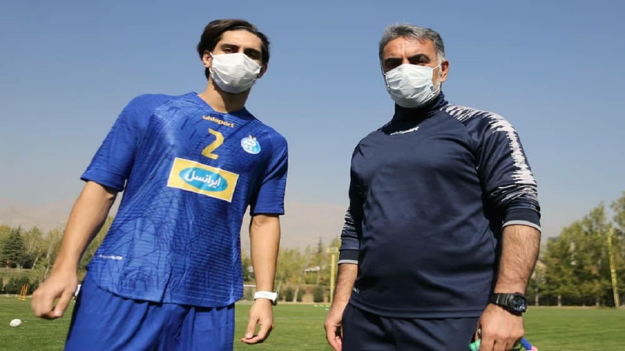 گزارش تمرین استقلال/اولین حضور نادری در جمع شاگردان فکری