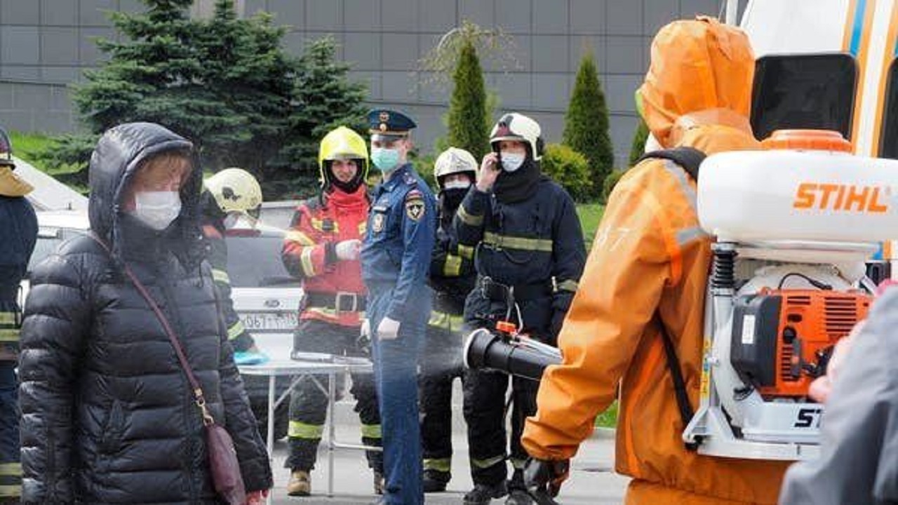 انفجار موجب آتش سوزی در بیمارستانی در مرکز روسیه شد