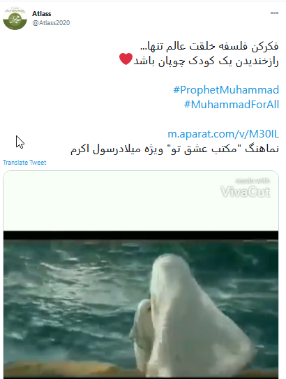 طوفان توئیتری کاربران در آستانه میلاد نبی مکرم اسلام(ص)