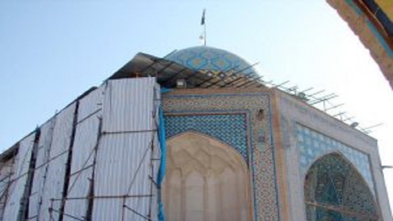 پایان مرمت استحفاظی امامزاده حسین (ع) قزوین