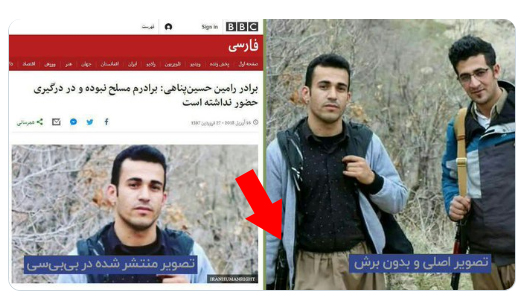 یک بام و دو هوای BBC برای موجه نشان دادن جنایت فجیع گروهک الاحوازیه / نوکر تروریست&zwnj;ها باز هم دست به کار شد!