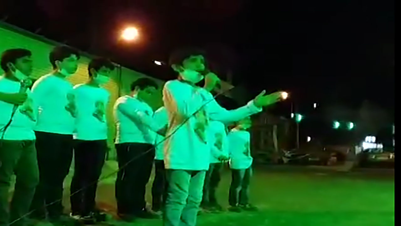 جشن میلاد باسعادت حضرت محمد(ص) و امام جعفر صادق(ع) در آران و بیدگل + فیلم