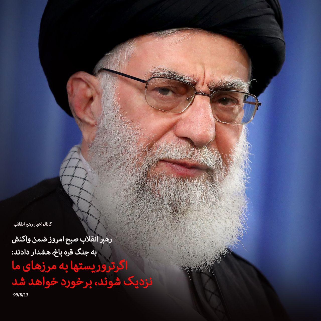 اگر تروریست&zwnj;ها به مرز&zwnj;های ما نزدیک شوند، برخورد خواهد شد