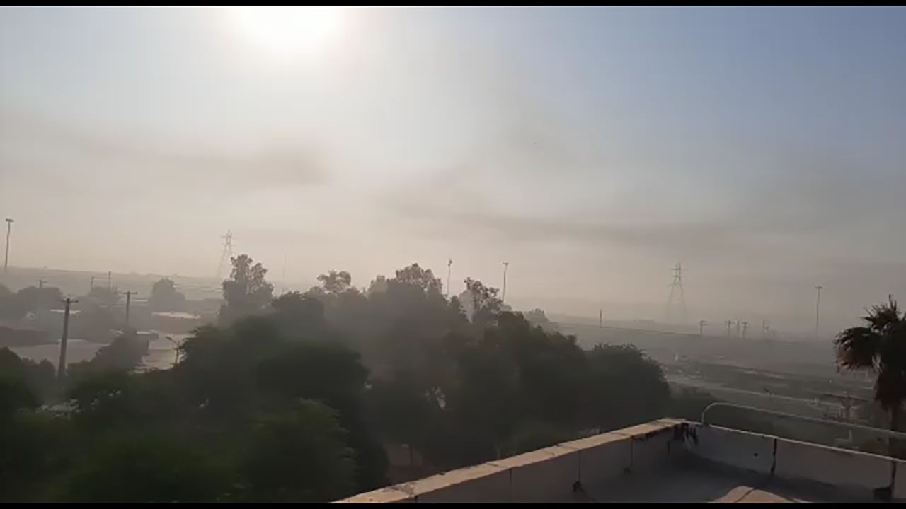 فیلمی از آلودگی هوا در اهواز