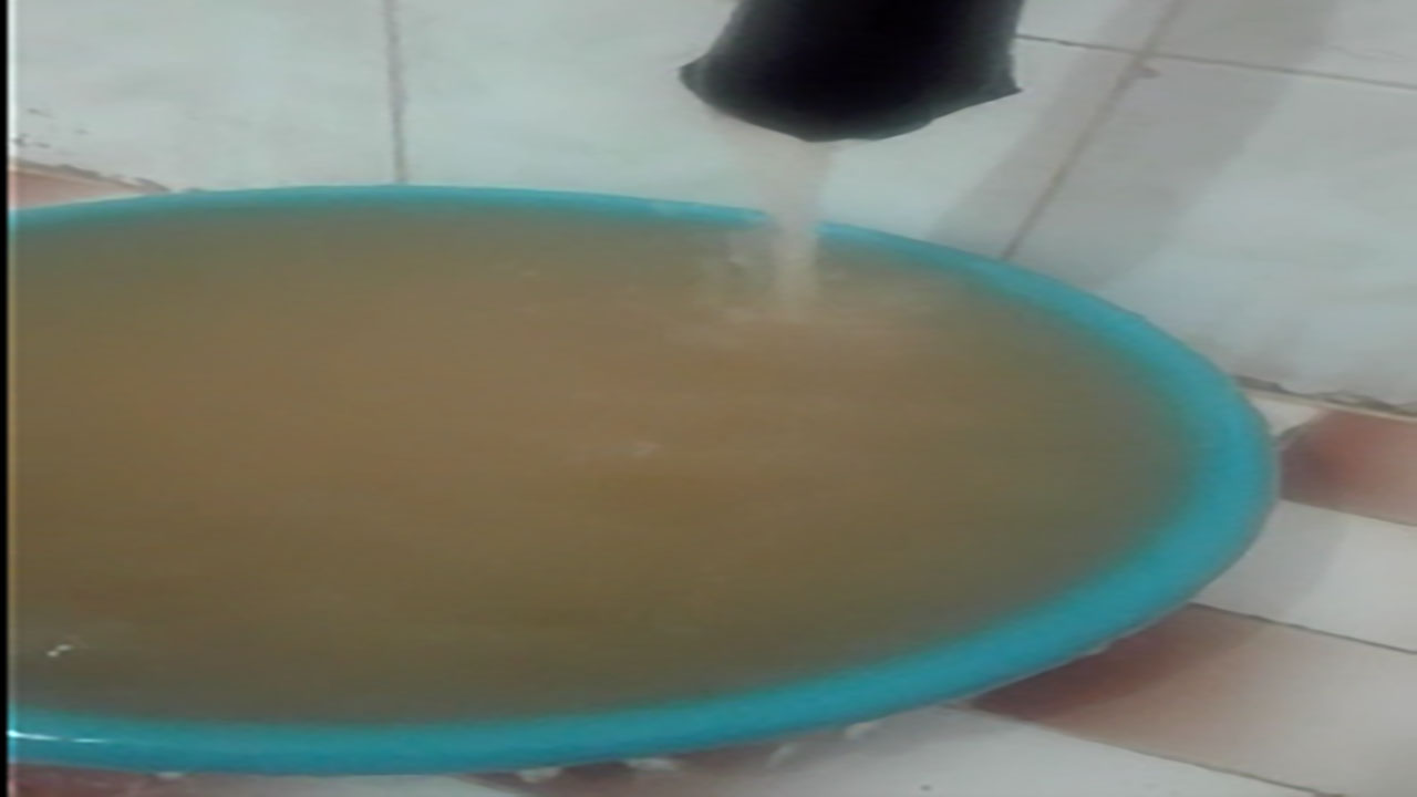 آب شرب گل‌آلود در کوی رسالت + فیلم