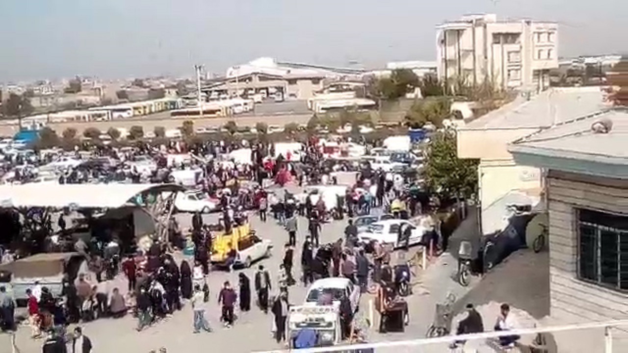 وضع نگران‌کننده جمعه بازار در همدان + فیلم