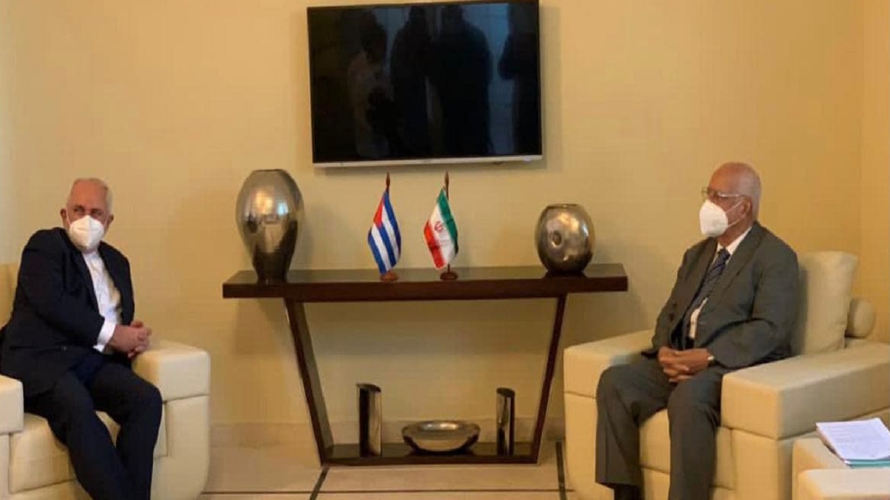 وزیر خارجه کشورمان با معاون اول نخست وزیر کوبا دیدار و رایزنی کرد/ لزوم گسترش همکاری‌های فی مابین