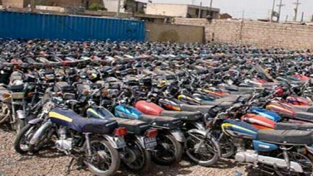 بخشش ۲ برابری و تقسیط جریمه موتور‌های توقیفی در زنجان
