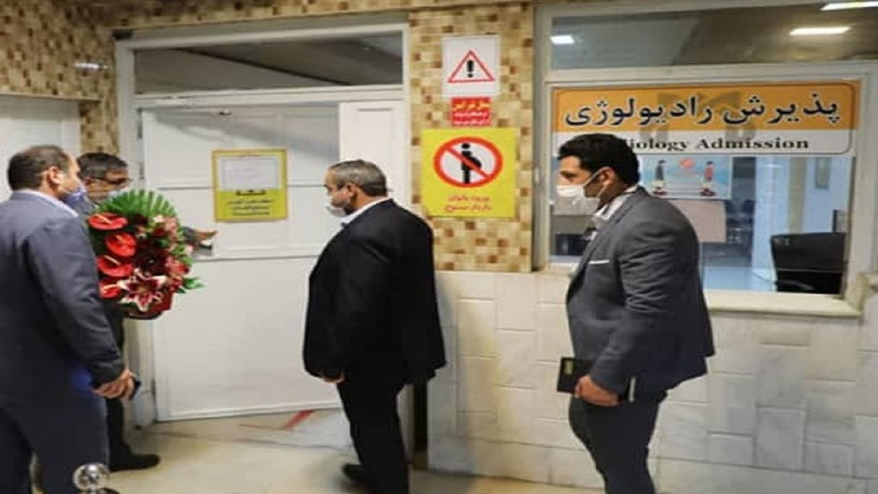 معاون درمان قم از بخش رادیولوژی بیمارستان های قم بازدید کرد