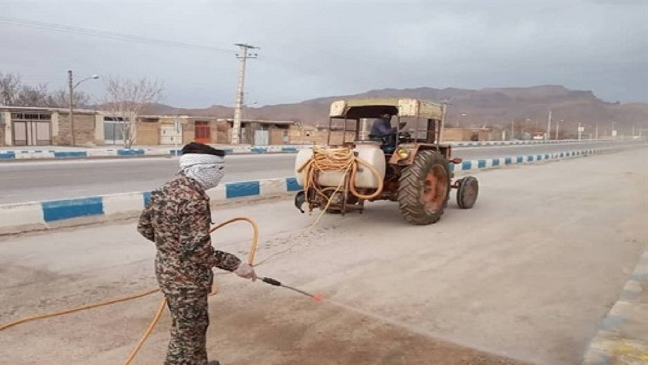 لزوم ضدعفونی و گندزدایی معابر و اماکن در روستای مشراگه