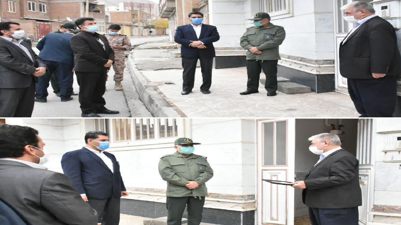 دیدار با خانواده دو شهید معزز در مهاباد