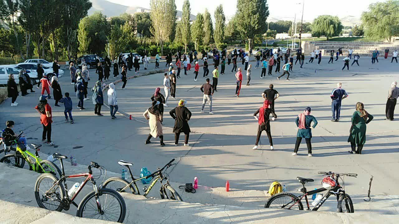 راه اندازی ایستگاه ورزش صبحگاهی ویژه بانوان در مهاباد
