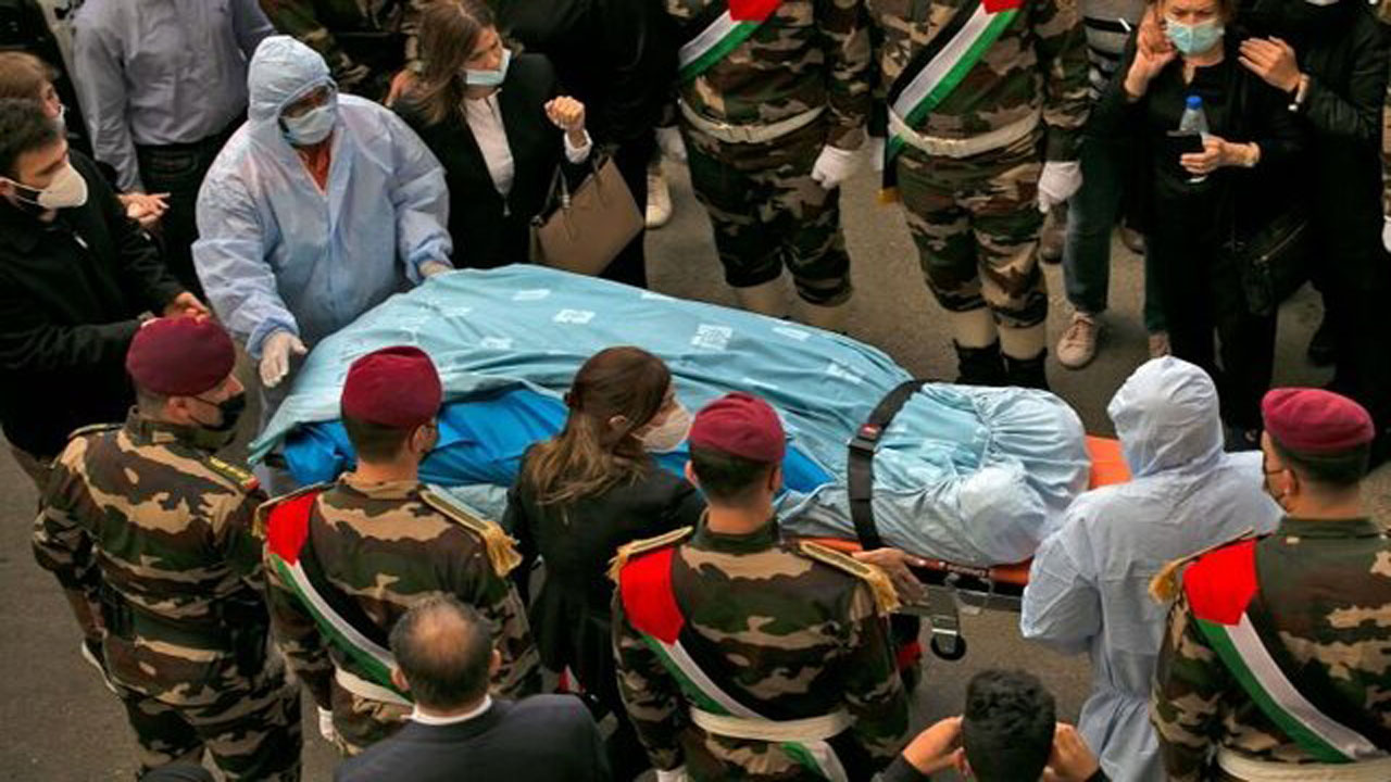 مراسم خاکسپاری عریقات در اریحا برگزار شد