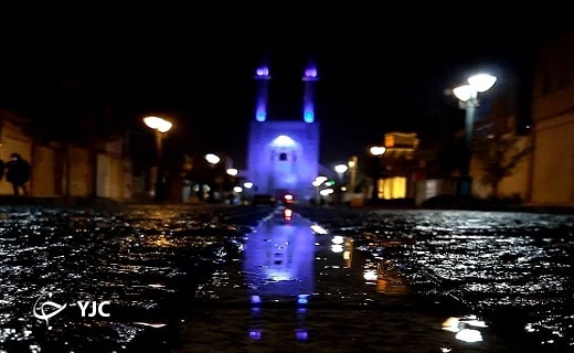 جلوه هایی از نخستین بارش پاییزی در یزد