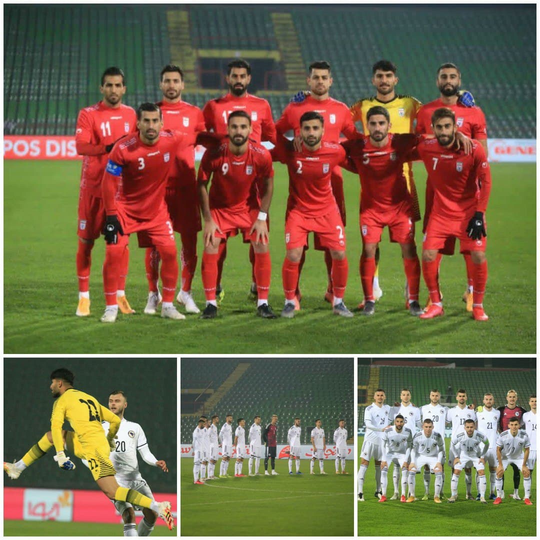 ایران صفر - بوسنی صفر / پایان نیمه اول