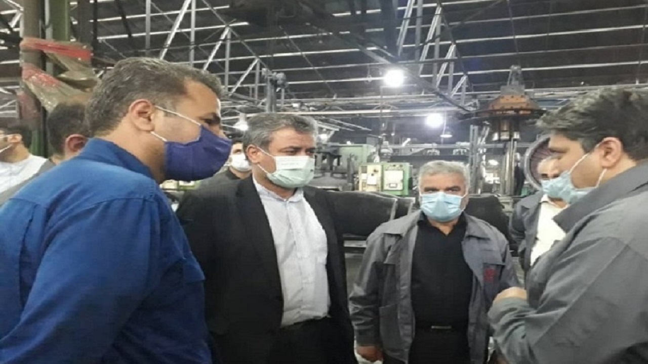 بازدید رئیس دادگاه عمومی بخش چهاردانگه از کارخانه کیان تایر