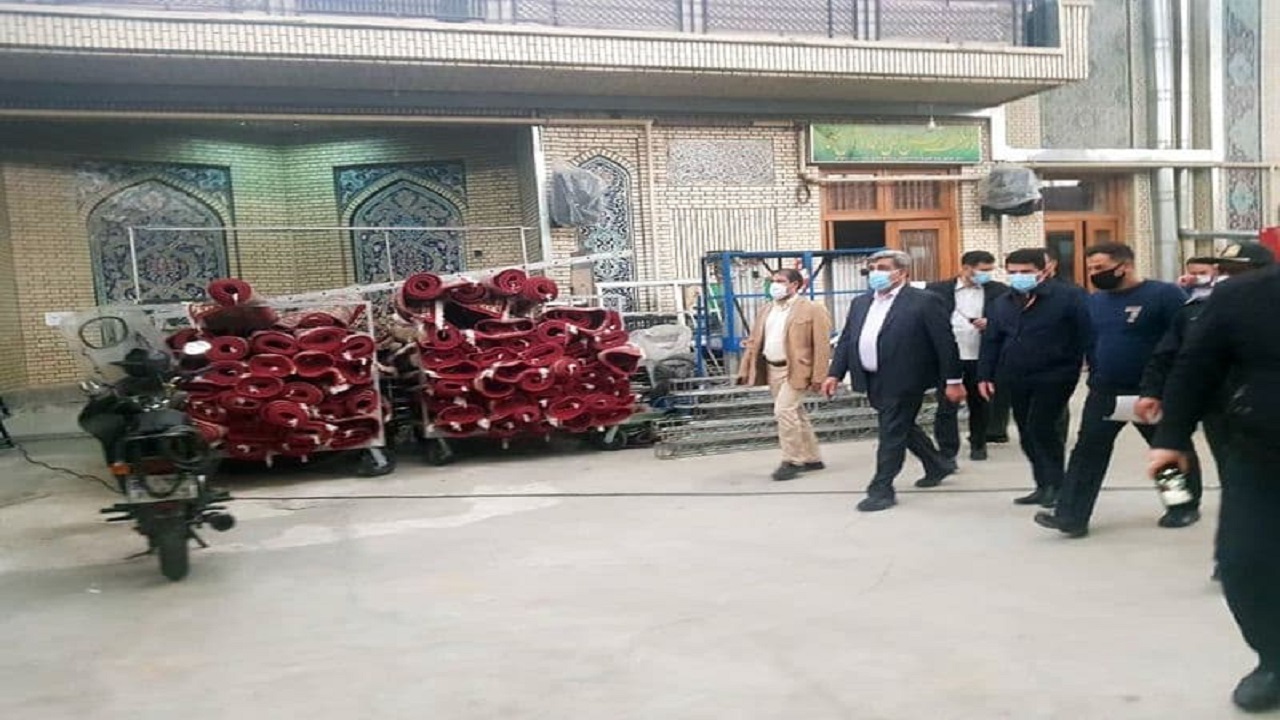 ‍ بازدید شهردار تهران از آخرین وضعیت مرمت و ایمن سازی مسجد ارک