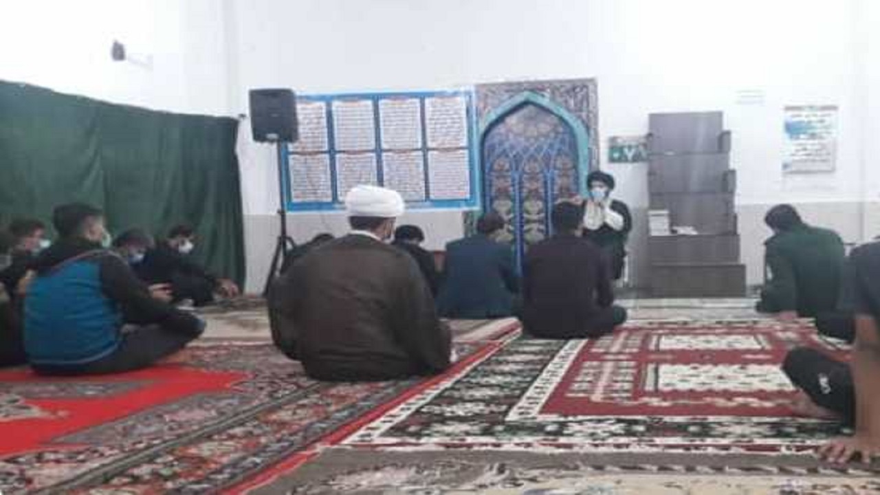 بازدید امام جمعه اندیکا از حلقه‌های صالحین مساجد شهر قلعه خواجه