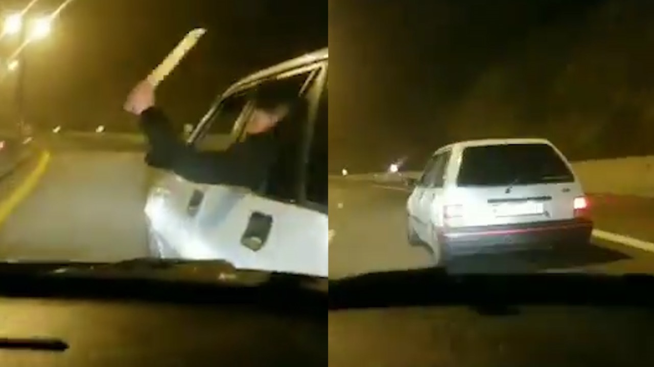 عاملان زورگیری و قمه کشی در آزاد راه تهران شمال دستگیر شدند