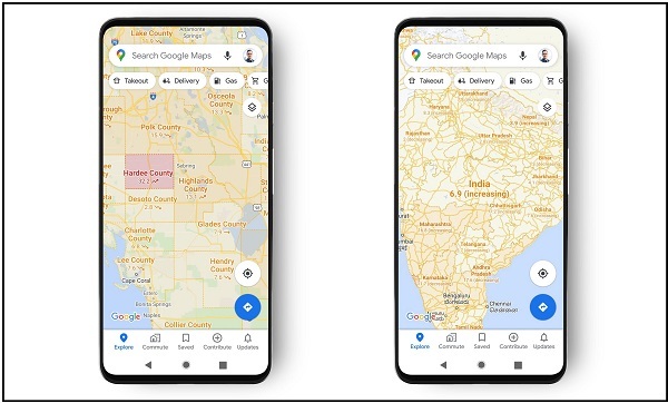 اخرین به روزرسانی Google Maps به شما کمک می&zwnj;کند تا بهتر با بیماری کرونا کنار بیایید